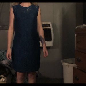 Blue dress